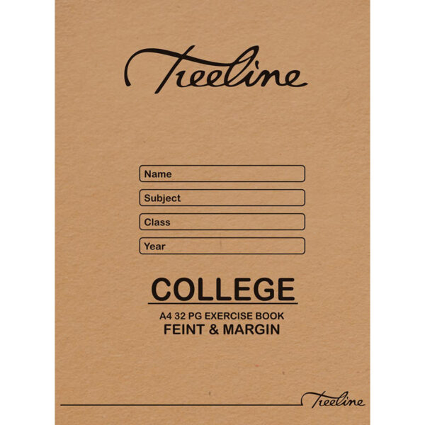 Treeline A4 32pg College Exercise F&M Soft Cover