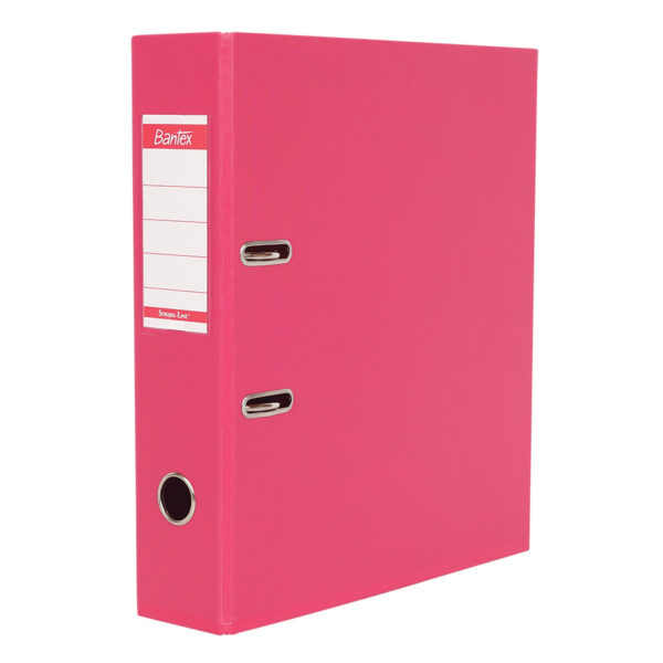 Bantex A4 Lever Arch PP 70mm Pink
