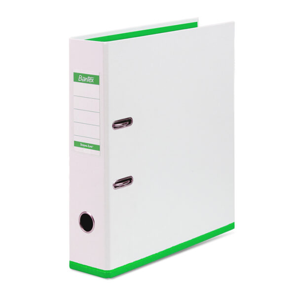Lever Arch File A4 Two-Tone PP 70mm Spine Green