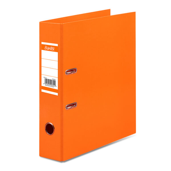 Bantex Lever-Arch Files A4 70mm Spine Paper Casemade ORANGE