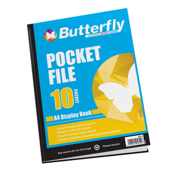 Flip File A4 Butterfly 10 Pockets